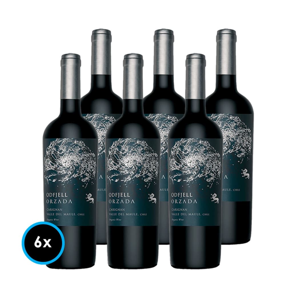 CAJA ODFJELL ORZADA (Carignan): 6x Vinos Odfjell Orzada Carignan 750cc_1