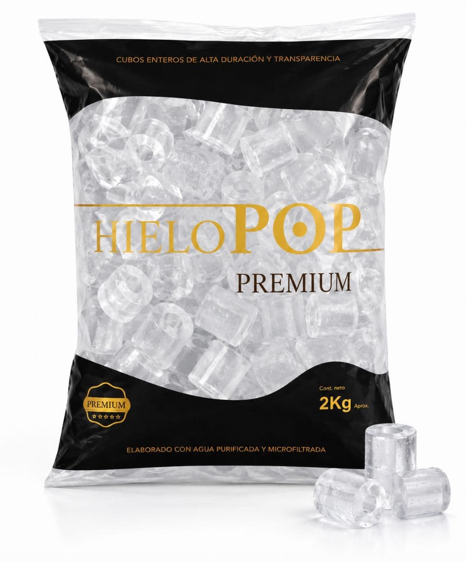Hielo Premium Pop Bolsa 2 kg._1