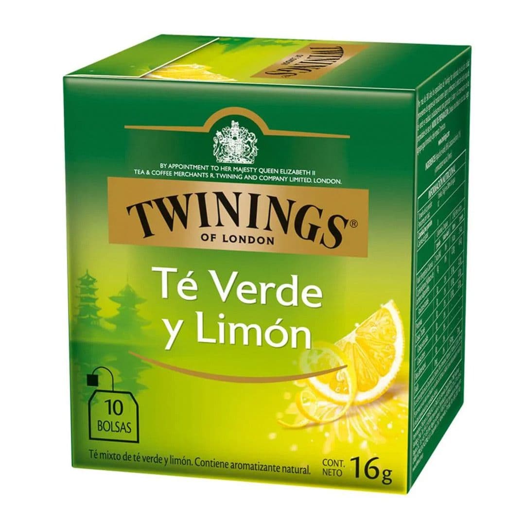 Té Twinings Verde y Limón 10 Bolsitas _1