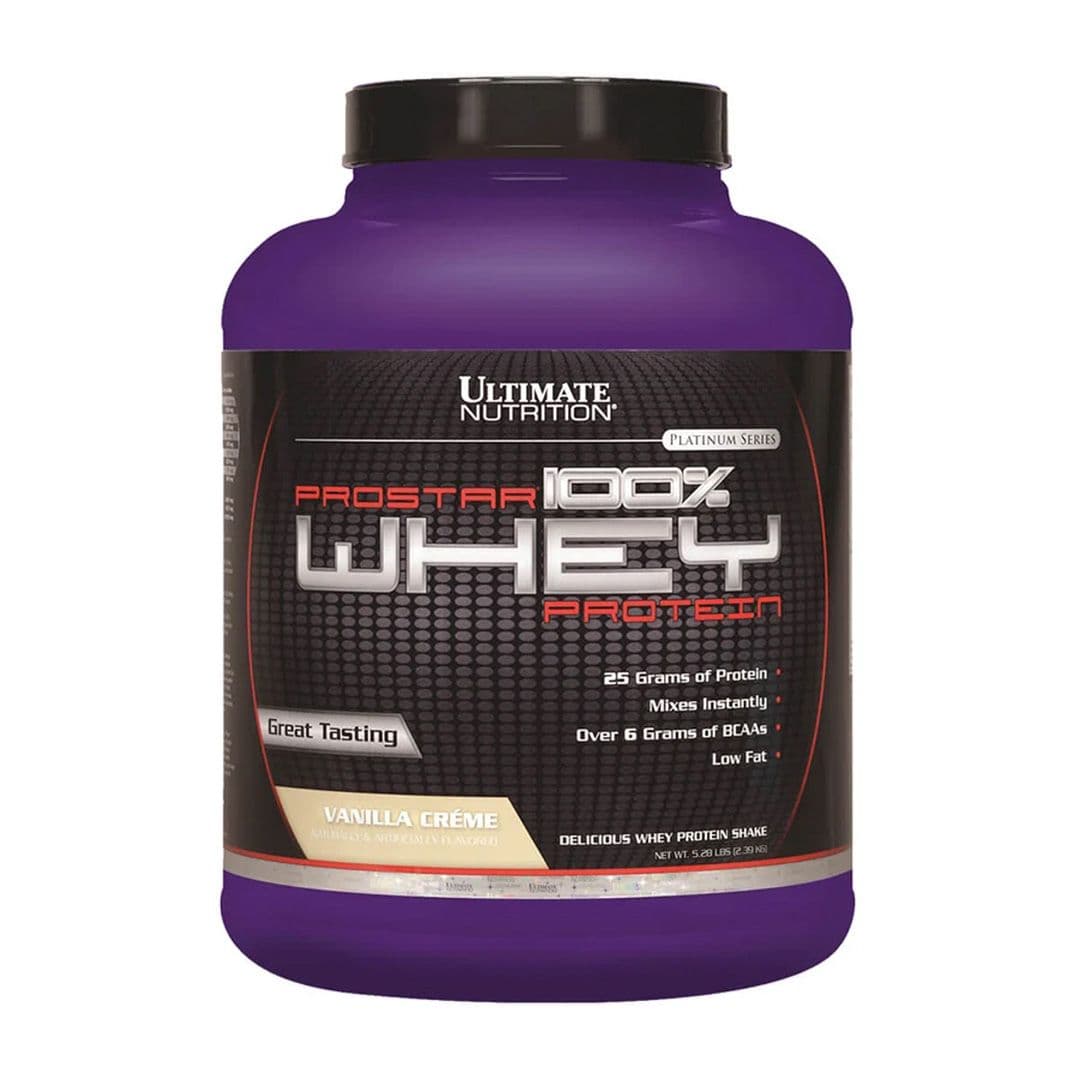 Proteína Ultimate Nutrition Prostar 100% Whey Vainilla 5 lb_1