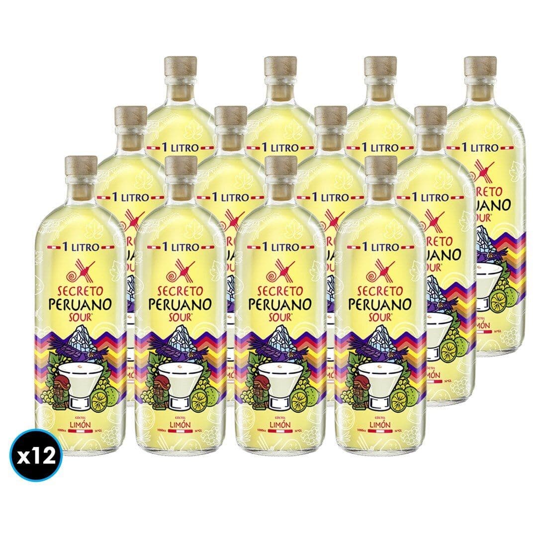 12x Sour Secreto Peruano Limón 1 Litro_1