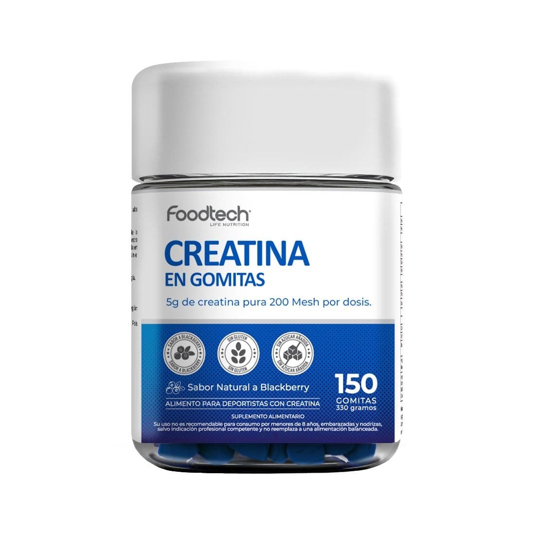Creatina Foodtech en Gomitas 150 Gummies_1
