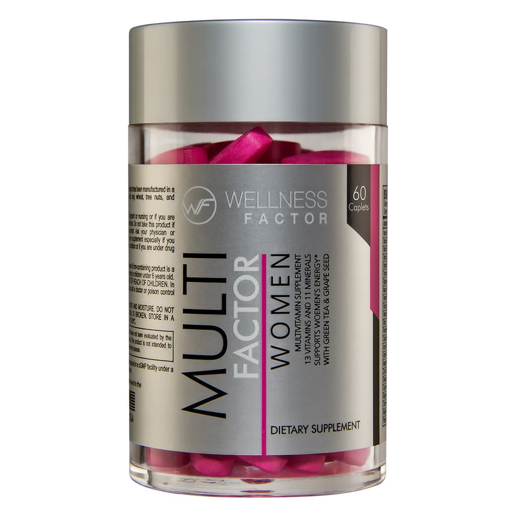 Suplemento Multivitamínico Wellness Factor Multi Factor Woman (60 cápsulas) _1