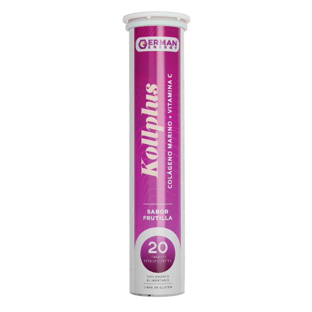 Suplemento German Energy Kollplus Colageno + Vitamina C (20 Tabletas Efervescentes)_1