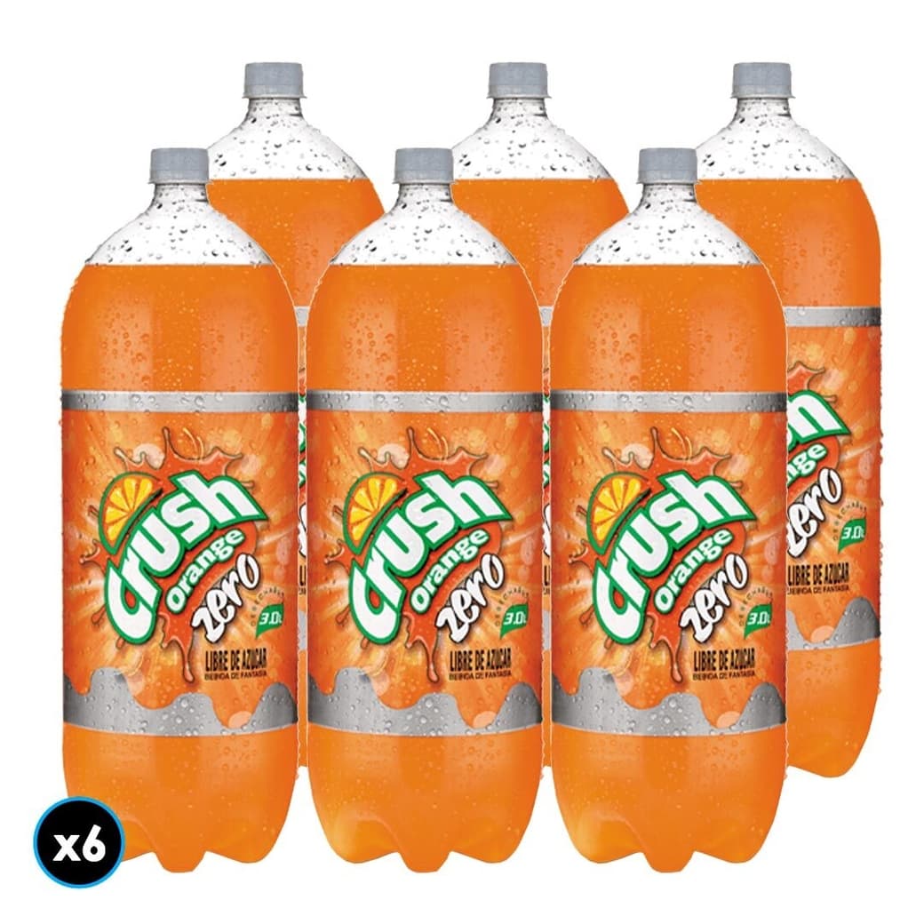 CAJA CRUSH ZERO 3 L: 6x Bebida Crush Zero 3 Litros_1