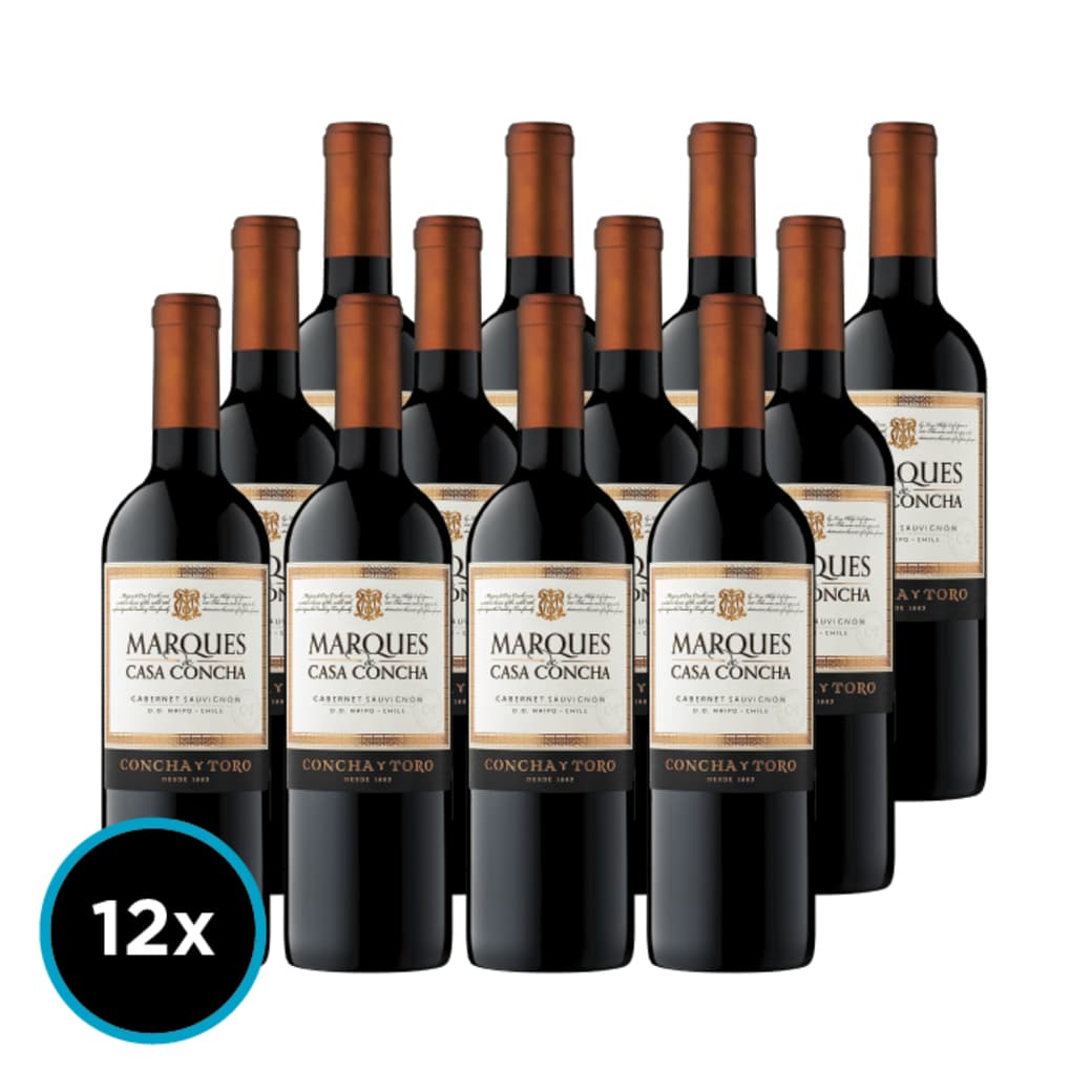 CAJA MARQUES (Cabernet): 12x Vino Marques de Casa Concha Cabernet Sauvignon 750cc_1